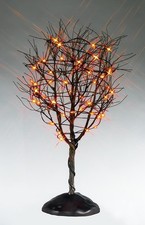 Lemax Dry Tree With Orange Lights (Battery Operated) 54520 BRAND NEW  picture