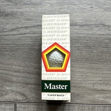 Vintage Dunlop Master 1 Sleeve 3 Golf Ball # 2 Made in USA New picture