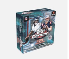 2025 Topps Chrome Football Mega Box Factory Sealed. Dart Rookie Year Ships Fast picture