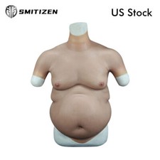 SMITIZEN Silicone Upper Body Suit man Beer Belly Cosplay Costume Male Fat Belly picture
