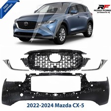 Front Bumper Cover Fascia & Grille Assembly Kit For 2022-2024 Mazda CX-5 picture