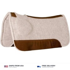 Mustang Contoured Correction Fit Pad w/Tan Wool picture