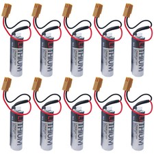 10Pcs Toshiba ER6V/3.6V ER6VC119A ER6VC119B 2400mAh PLC Battery with Brown Plug picture
