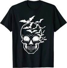 Skull Of Bats Creepy Halloween T-Shirt picture