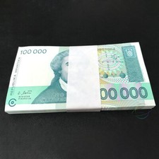 CROATIA 100,000 100000 Dinara X 100 PCS 1993 P-27 Bundle UNC Uncirculated picture