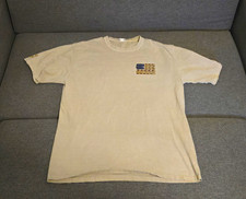 Crazy Shirts Hawaii USA Fish Flag Shirt Mens XL Kona Coffee Dyed Graphic Tee picture