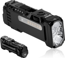 WUBEN X4 EDC Flat Flashlight with RGB Light, 1500 Lumens Mini Flashlight with Ta picture