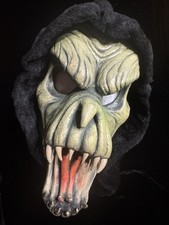 1977 Halloween Mask Very Rare Female Green  Fang Face  BE SOMETHING STUDIOS picture