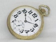 VINTAGE 16S ILLINOIS 21 JEWEL BUNN SPECIAL10K GOLD FILL POCKET WATCH, RUNNING picture