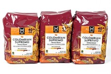 Member's Mark Colombian Supremo Whole Bean Coffee 40 oz. Bag (x3) -E picture