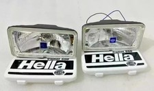 Set of 2 Hella Comet 550 Spot Driving Light With Cover & H3 Bulb 55w 12v Univers picture