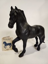 Breyer Reeves Friesian Stallion, Model #485, 1992-1995  Matte Black USA VTG picture