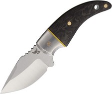 Mechforce Kestrel Carbon Fiber & Titanium Bohler M390 Fixed Blade Knife F011 picture