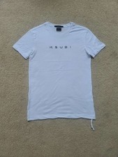 NWOT Ksubi Vintage White Logo Graphic T-Shirt – Mixed Letter KSUBI Logo – size L picture