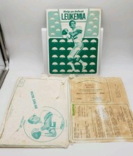 RARE VINTAGE NFL / MARCH OF FIMES ADVERTISING CARDBOARD COUNTEROP STORE DISPLAY  picture