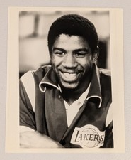 Undated press photo - Earvin Magic Johnson - Los Angeles Lakers - NBA - 8x10 picture