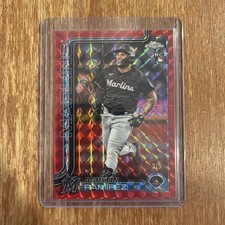 2025 Tops Chrome Update- Agustin Ramirez #USC200 Red Geometric /5 Rookie RC picture