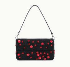 NWT STAUD Timmy Poppy Beaded Bag $350 MSRP NEW picture