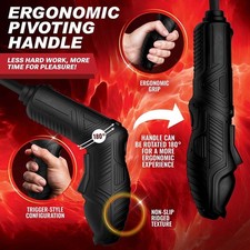 Handheld Electric Pump Handle Black + Silicone 10