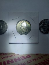 1995 P Washington Quarter W/Beautiful Green And Slight Obv Rainbow Tone🌈 DDR picture