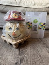 Scentsy Scarecrow Premium Warmer Full Size Retired Fall Halloween Thanksgiving picture