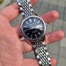 1966 Seiko Seikomatic-R 8346-9010 Automatic 27J Black Dial Day-Date picture