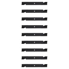 Qty 9: Notched High-Lift Mower Blade Fits Hustler Replaces 794685 picture