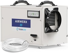 BaseAire AirWerx-55 113PPD Dehumidifier for Basement/Crawlspace With Drain Hose picture