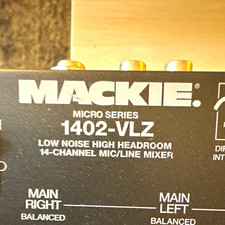 Mackie Micro Series 1402-VLZ 14-Channel Mixer 6 Mic XLR, TRS, RCA I/O picture