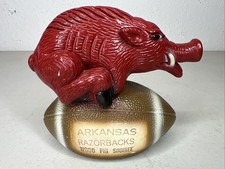 Vintage University Of Arkansas Razorbacks 'Wooo Pig Soooiee' Hog On Football picture