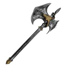 WOW Orc Inspired Double Headed Foam Battle Axe - A Fantasy Weapon Reborn picture