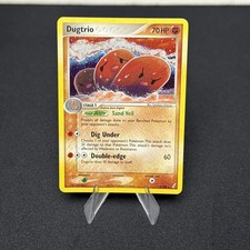 MINT Dugtrio 5/100 EX Crystal Guardians 2006 EN KOMIYA HIGH GRADE HOLO BLEED picture