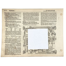 Vintage 1938 Pontiac Electrical Repair  Manual And Diagram Starting Ignition picture