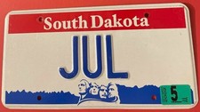 JUL Vanity License Plate South Dakota Frency Rapper Singer Julu Julie Norwegian picture