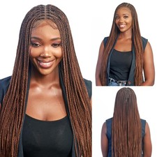Braids Braid Wig - Micro Knotless Braided Wigs Black Women, 360 - 32