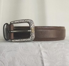 Lucchese Bootmaker medium brown / tan genuine leather strap; | Sz 40 picture