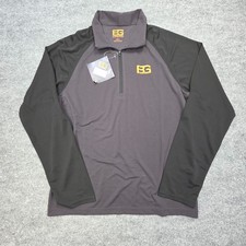 Craghoppers Bear Grylls Tech 1/4 Zip Men's Large Gray Black Long Sleeve NWT picture