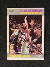 1987-88 Fleer - Kareem Abdul-Jabbar #1 Lakers HOF Gradable Fast  picture