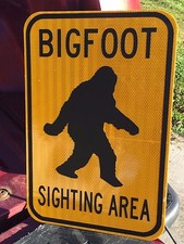BIGFOOT road sign 12