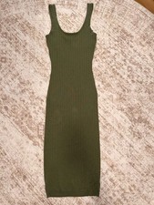 Windsor Olive Green Ribbed Tank Midi Dress picture