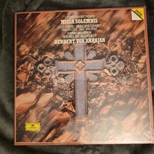 Beethoven Missa Solemnis |Deutsche Grammophon|3 LP| SEALED | Herbert Von Karajan picture