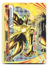 Delphox BREAK 14/124 Fates Collide Holo Rare BREAK Pokemon Card LP picture