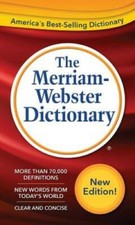 The Merriam-Webster Dictionary New Edition (c) 2016 By Merriam-Webster - GOOD picture