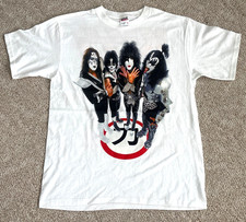 KISS ALIVE IN JAPAN 2003 VERY RARE T-SHIRT ACE PETER NEW Size Medium picture