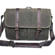 ONA The Brixton Waxed Canvas Messenger Bag for Camera and Laptop READ BELOW picture