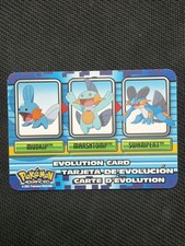 Pokemon Advanced Evolution 2003 Mudkip Marshtomp Swampert Checklist Card RARE NM picture