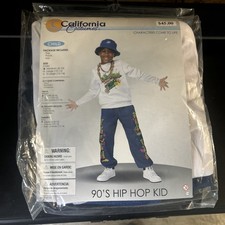 90's Hip Hop Kid Child Costume  - Size M 8-10 - New picture