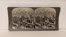 a037, Keystone Stereoview, Skyscrapers of Lower New York City, 33-32275, 1930s picture