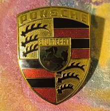 Original Porsche Hood Crest Emblem 901.559.210.20 Long Hood 911 912 1969-1971 picture