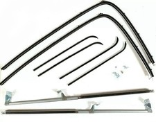1953 1954 1955 Ford Pickup Truck Front Door Window Channel Kit Does Both Doors picture